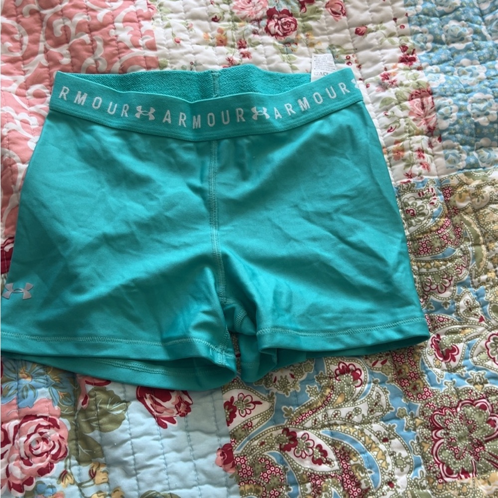 Under Armour Aqua Blue Workout Shorts